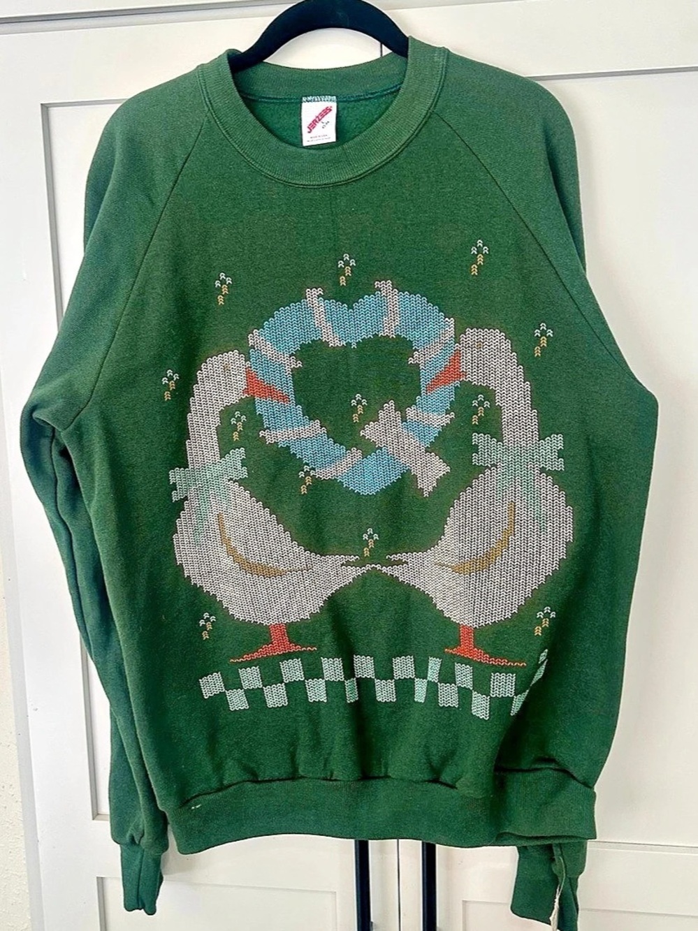 Jerzees Graphic Crewneck Sweatshirt Size Medium